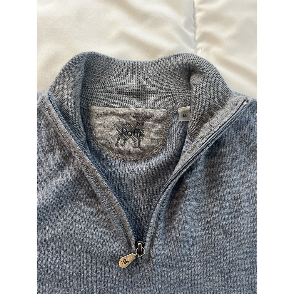 Raffi Men's Extra Fine Merino Wool Sweater Size Medium *2 Snags (065)